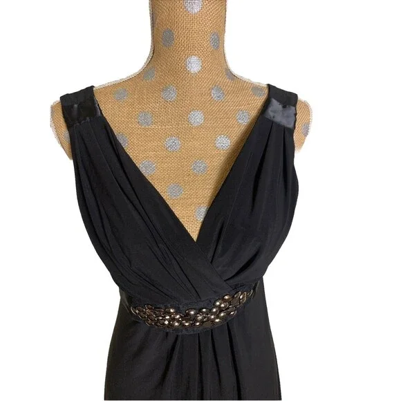 Scarlett Nite Vintage Y2K Dress Womens 8 Belt Babydoll Tie Whimsigoth Mcbling - Picture 2 of 16